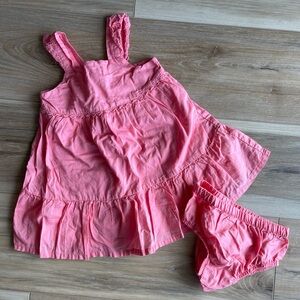 OshKosh B'gosh Coral Eyelet Baby Dress
